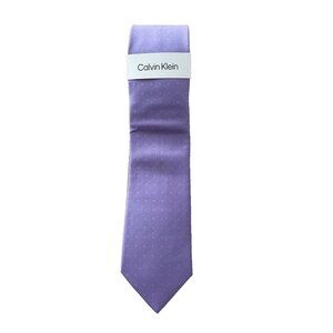 Calvin Klein CK Dot Print Tie Lavender